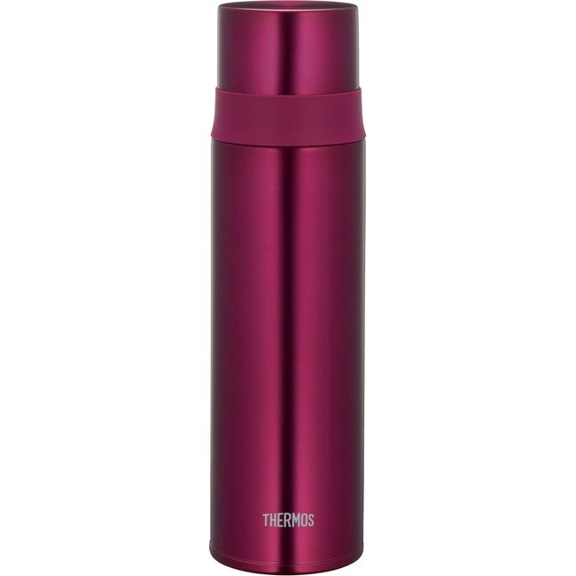 Thermos FFM-501 BGD Stainless Steel Water Bottle, Slim, 16.9 Fl Oz (500 ml), Burgundy