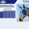 WeatherBeeta Stretch Bug Eye Saver with Ears, Umbrella Print, Pony
