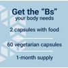 BIOACTIVE COMPLETE B-COMPLEX 3 BOTTLES 180 Capsules LIFE EXTENSION