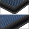 Auto Dynasty High Flow Engine Air Panel Filter Drop-in Reusable & Washable Compatible with Mazda 6 / MPV (Blue)