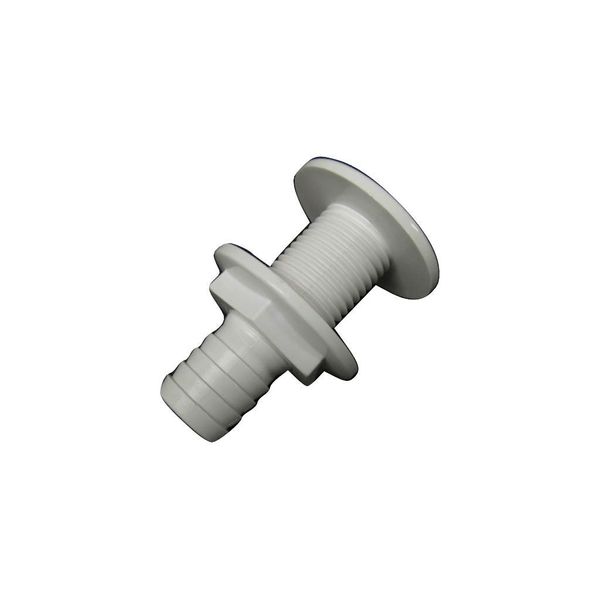 Thru Hull Boat Drain Plug 25MM 1" (Socket Marine Bilge Water Deck Transom Plastic Threaded)