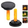 Solar Lights Replacement Top Panel Lantern: Flame Bulb for Lantern ​Light Replacement - for Mason Jar Lantern Outdoor Lights 3’ Diameter 2 Pack
