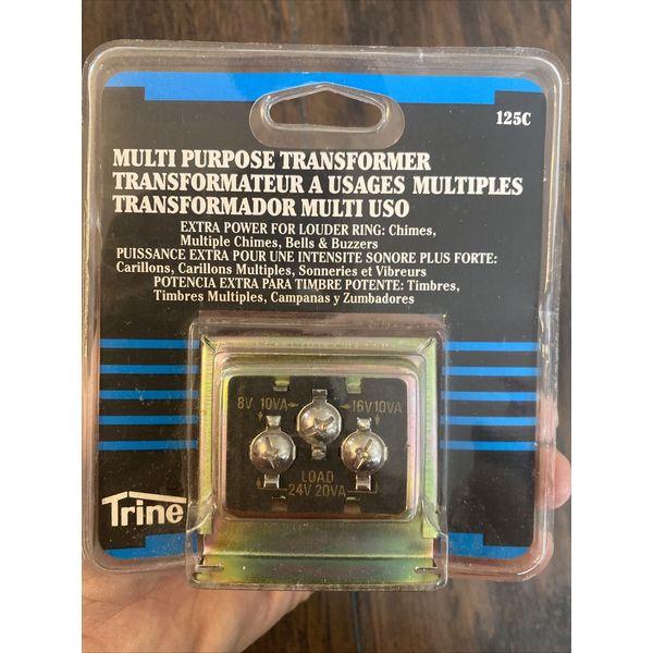 Vtg Trine SL-125-02 Wired Door Chime Transformer Hardware Home Improvement