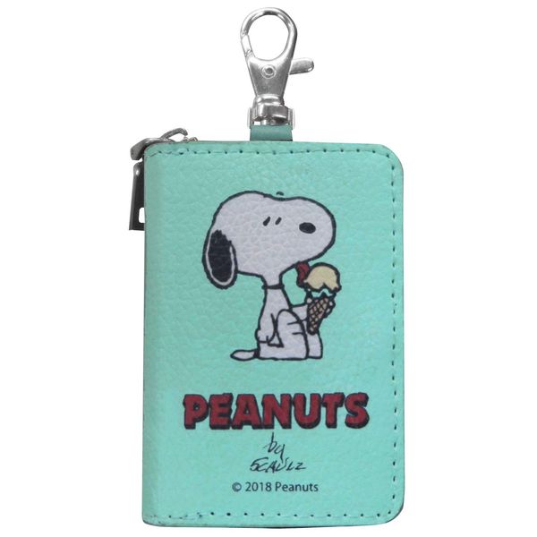 Meibo SN163 Snoopy Car Smart Key Case, Transparent Window, Saxophone