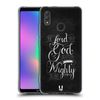 Head Case Designs Mighty Famous Bible Verses Soft Gel Case Compatible With Honor Note 10