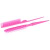 CocoBlack Naturals 3 Row Styling Comb For Detangling, Defining And Separating Curls (Pink)