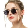 IHCEMIH 3 Piece Glasschain set glasses rope white