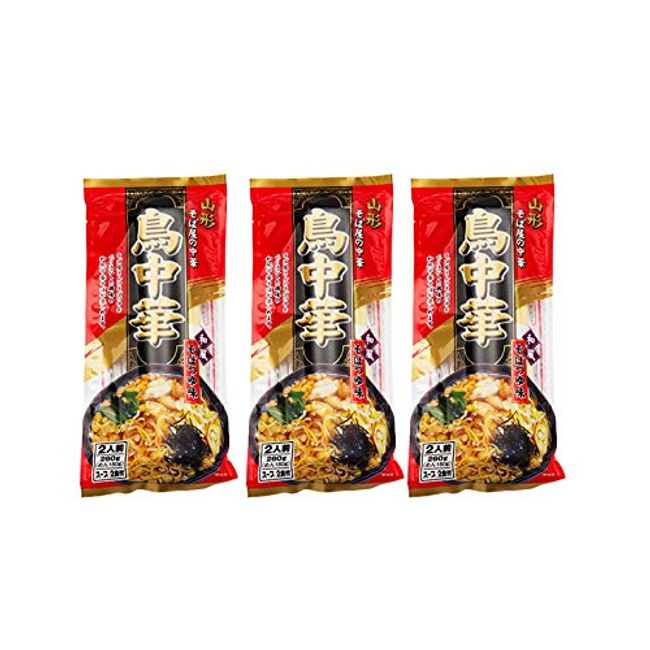 Ramen Sobaya no Torichuka Dried Noodles, 6 Meals with Special Soup (2 Meals x 3 Bags)