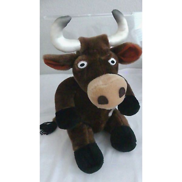 Beef Advertising 12" Russ Steer Plush Bull Lea & Perrins Steak Sauce Not Needed