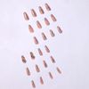 24 pcs Nail Tips, Long, Beautiful and Nice, Careful Ladies, 3D Butterfly Decoration, Coming-of-Age Ceremony, Reception, Party, After-Party, Wedding Nail