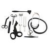 AAProTools Solid Black First Aid Kit Diagnostic/EMT Nursing MedicEMS Student Paramedic