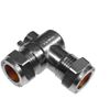 UKDD® 15mm Angle Isolation Ball o fix Valves Elbow Suitable HOT & Cold WRAS Approved (Pair)