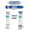 Hague H6500 Compatible Replacement Filters, with VOC Filter & RO membrane 