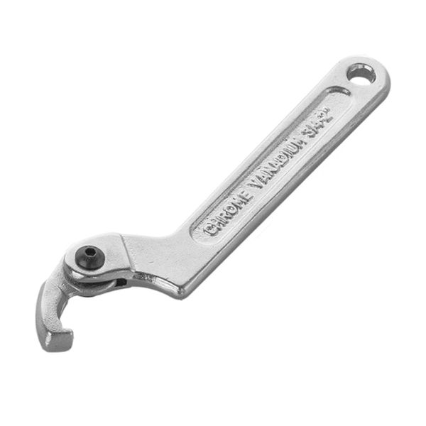 Renjzle Hook Wrench, Car Adjustment Wrench, Hook Spanner, 0.7 - 2.0 inches (19 - 51 mm), Lock Nut Wrench, Hanging Spanner, Multi-functional Adjustable, Repair Tool, Lunar Wrench, Tighten, Loosen