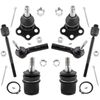 8PC Ball Joints TieRod Front Suspension Kit For Dodge Durango & Dakota 2000-2004