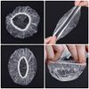 200 Pack Clear Disposable Ear Protectors Waterproof Ear Covers for Hair Dye, Shower, Bathing
