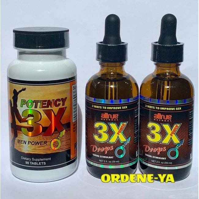 Potency 3X Tablets x 90 Tablets & 2 Drops