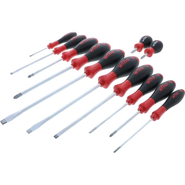 30297 12-Piece Slotted and Phillips Screwdriver Set with Soft Finish Handles