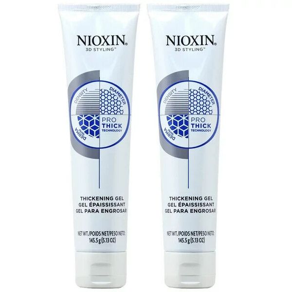 Nioxin 3D Styling Thickening Gel 5.13 oz / 145.5g  PACK OF 2