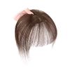 QIAOXI Bangs Wig, Totally Hand-Planted, 100% Human Hair, Wig, Women's, Hair Extensions, Side Extensions, French Style, 3D Structure, Cute, Small Face