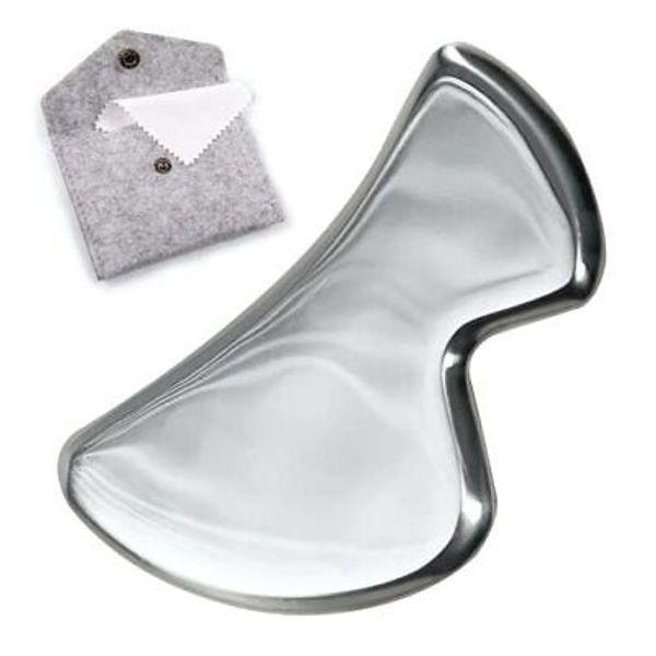 Stainless Steel Muscle Scraper Tool for Pain Relief, Easy to Use Gua Sha Mass...