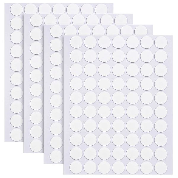 ARRITZ 10mm Double Sided Sticky Dots Removable Adhesive Putty No Traces Clear Sticky Tack Waterproof Stickers for Wall Metal Glass Ceramic Wood (280PCS)