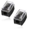 SGERUFZ 2 x Universal Makeup Sharpener Sharpener, Handy for On the Go