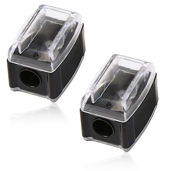 SGERUFZ 2 x Universal Makeup Sharpener Sharpener, Handy for On the Go