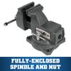Wilton Mechanics Bench Vise, 4" Jaw Width, 4-1/2" Jaw Opening, 3-7/16" Throat (Model 744)