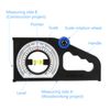 Slope Measuring Ruler Engineering Inclinometer Bevel Protractor Universal Slope Angle Meter Multifunction Angle Meter Finder for Woodworking House Construction