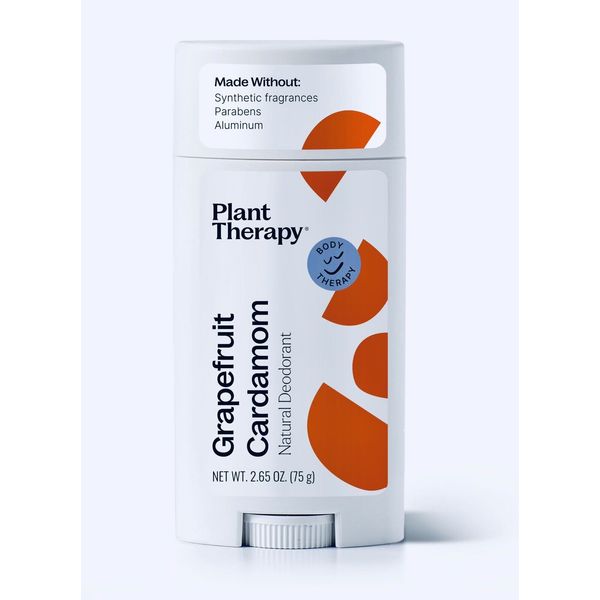 Plant Therapy,  Grapefruit Cardamom, Natural Deodorant , 2.65 OZ