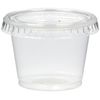 Reditainer - Plastic Disposable Portion Cups - The Souffle Cup (1 Ounce, Package of 100 Cups With Lids)