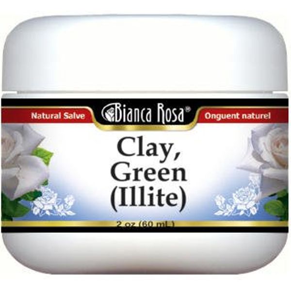 Bianca Rosa Clay, Green (Illite) Salve (2 oz, ZIN: 524496) - 2 Pack