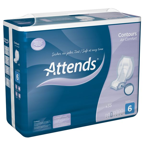 ATTENDS CONTOURS AIR COMFORT 6 - 4X35 pc