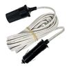W4 Cigar Plug and Socket Extension Lead - Black, 5m