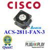 3x Quiet Version Cisco 2811 Router Replacement Fans, ACS-2811-FAN-KIT=