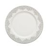 Denby 359010005 Dinner Plate, Cream/Silver