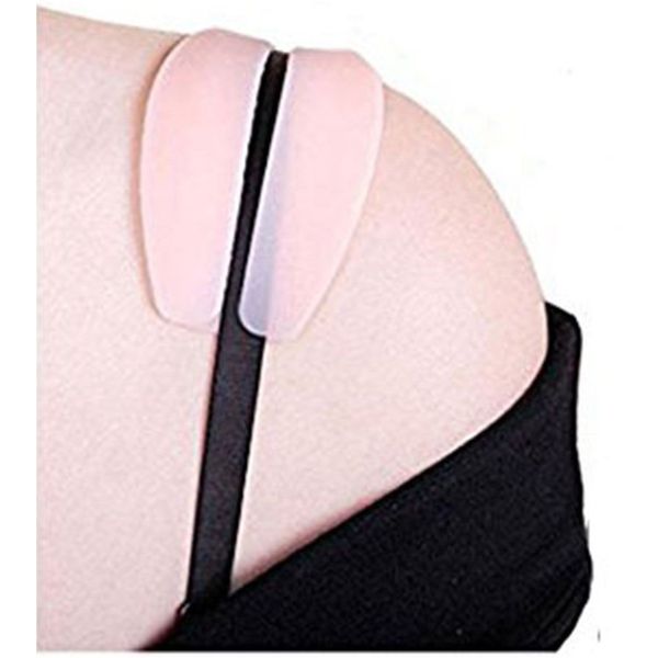 Bra Strap Cushions (2 Pairs - 4 PCS) by Pedimend™ | Silicone Bra Strap Pad Holder | Non-Slip Relief Pain Shoulder Pads