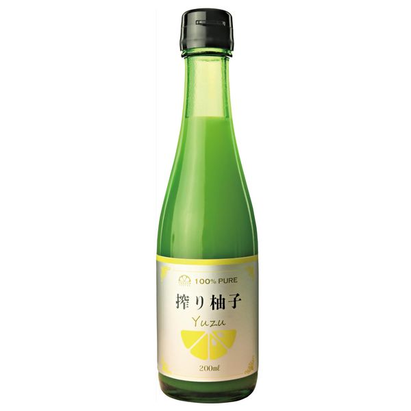 Squeezed Yuzu (6.8 fl oz (200 ml) Single Item: Yuzuya Honten [Yuzu / Yuzu / Yuzu Juice / Domestic / Korean / Yuzu Juice / Yuzu Vinegar / Fruit Juice / Seasonings / Alcohol / Split Ingredients /