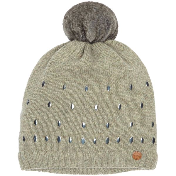 CMP Women's Knitted Beanie Hat, Womens, Strickmütze, Fossile