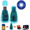 Clear Blue GSM/CDMA + CDUSB Mobile Phone Standard SIM Card Reader Copy Burner Writer SMS Backup
