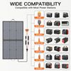 110 Watt IP67 Solar Panel Kit Portable Folding Solar Panel Solar Connector Cable