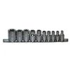 Neilsen CT0732 0732 External Female TORX Bit Star E Socket Set 1/4 & 3/8 Dr, Black
