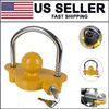 Trailer Lock Universal Adjustable Heavy-Duty Towing Hitch Lock Couple US