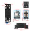 Heschen LY2NJ General Purpose Relay Module Switch 110VAC Coil 10A 24VDC/220VAC DPDT LED Indicator Socket Base, 2pcs