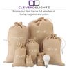 CleverDelights 30" x 40" Burlap Bag - Heavy Duty Stitching