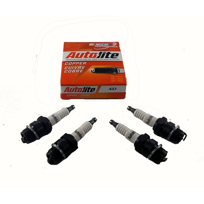 RTP AL437 Ford Tractor Spark Plugs fits 2N 8N 9N with Front Mount Distributor