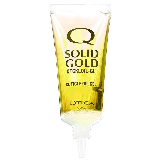 QTICA Solid Gold Cuticle Oil Gel, 0.5 oz