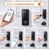 ARPHA Keyless Entry Smart Door Lock+Handle Fingerprint Deadbolt App Auto Lock