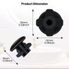 6 Pieces Replacement Part Reservoir Tank Valve Rubber Gasket, Washer Reservoir Plug Compatible with Waterpik Water Flossers WP100, WP900, WP112, WP250, WP300, Ultra, Nano, Traveler, VAVA, H2o